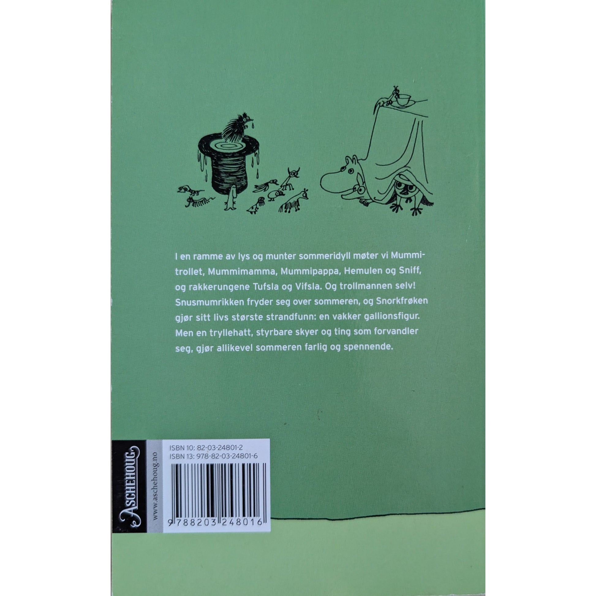 Trollmannens hatt, brukte bøker av Tove Jansson hos Inventaret