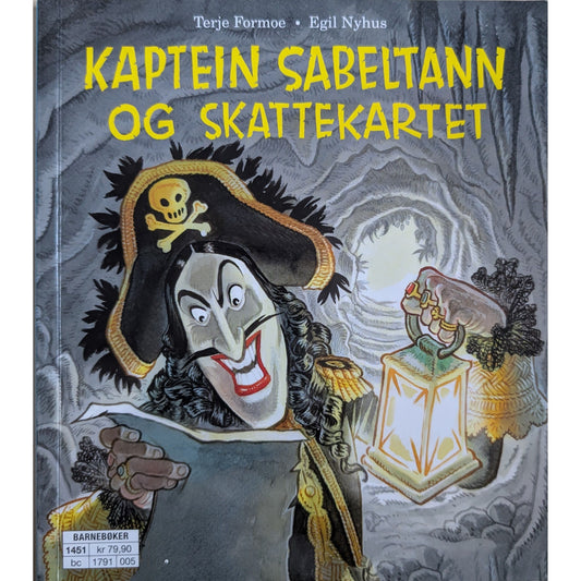 Kaptein Sabeltann og skattekartet, brukte barnebøker av Terje Formoe
