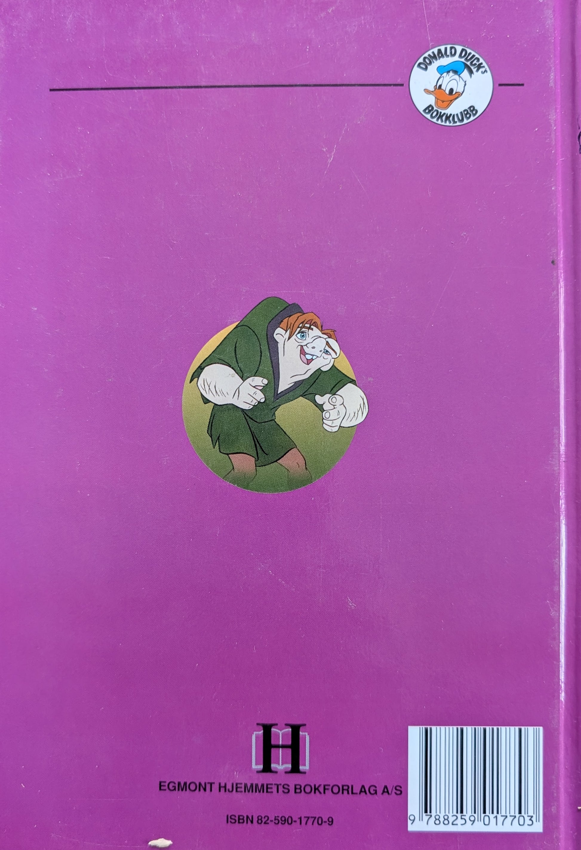 Disney: Ringeren i Notre Dame. Brukte bøker fra Donald Duck's bokklubb