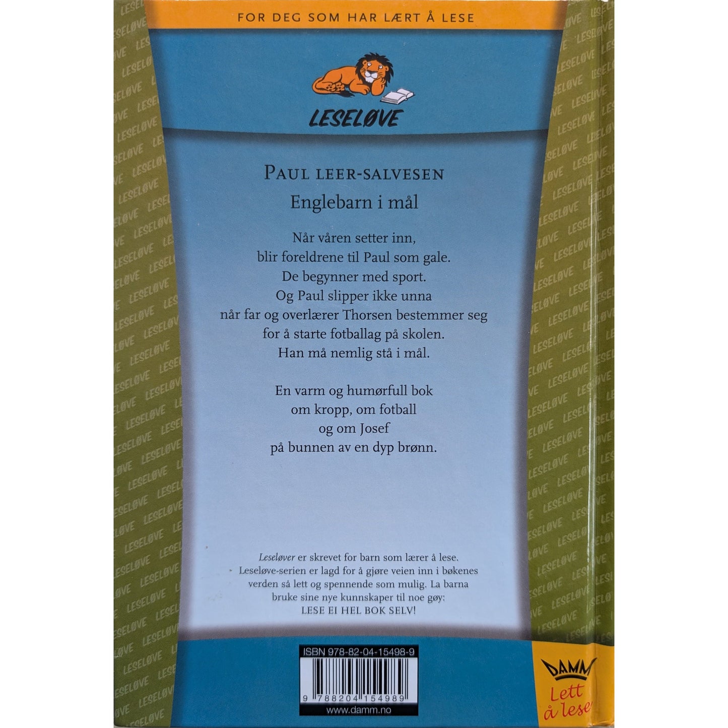 Englebarn i mål. Brukte bøker av Paul Leer-Salvesen. Leseløve