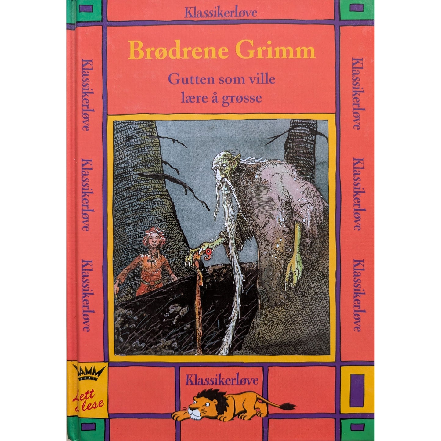 Gutten som ville lære å grøsse. Brukte Leseløvebøker av Brødrene Grimm