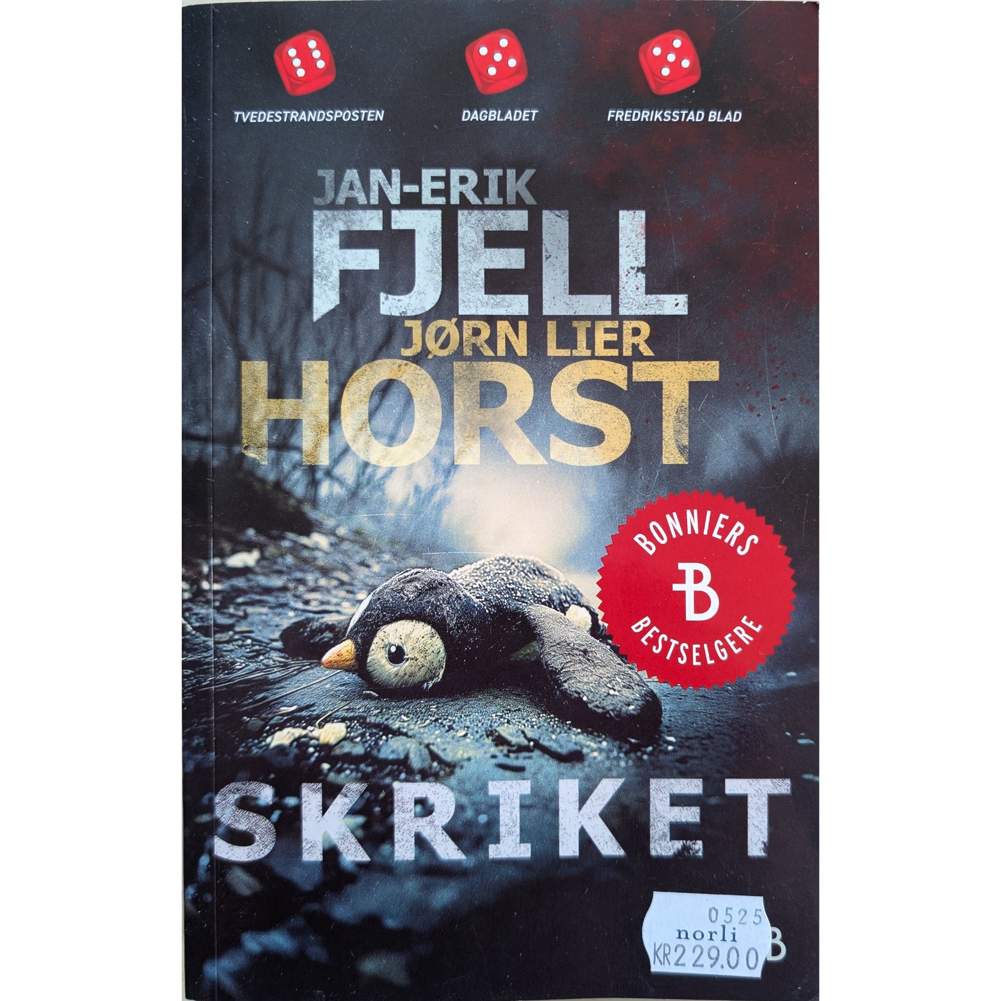 Skriket - Brukte krimbøker av Jan-Erik Fjell og Jørn Lier Horst