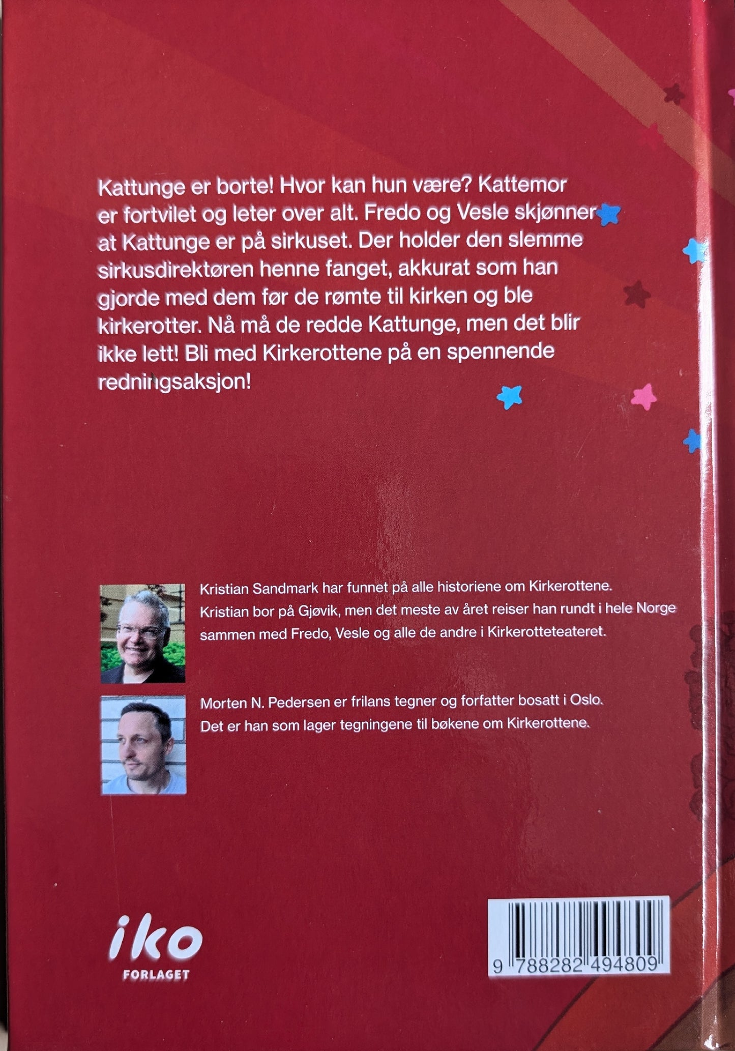 Kirkerottene på sirkus. Brukte barnebøker av Linn T. Sunne