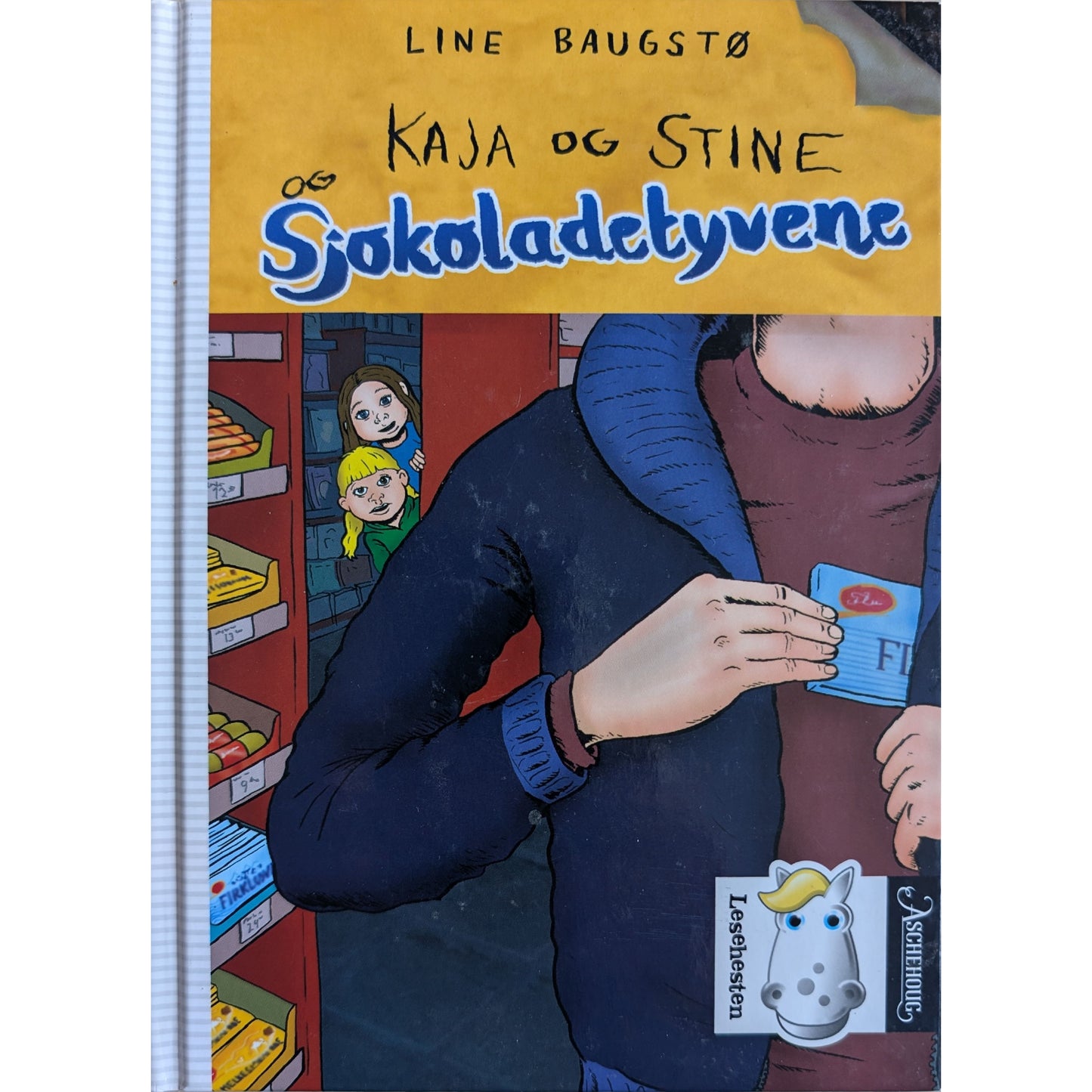 Kaja og Stine og sjokoladetyvene - Brukte bøker av Line Baugstø
