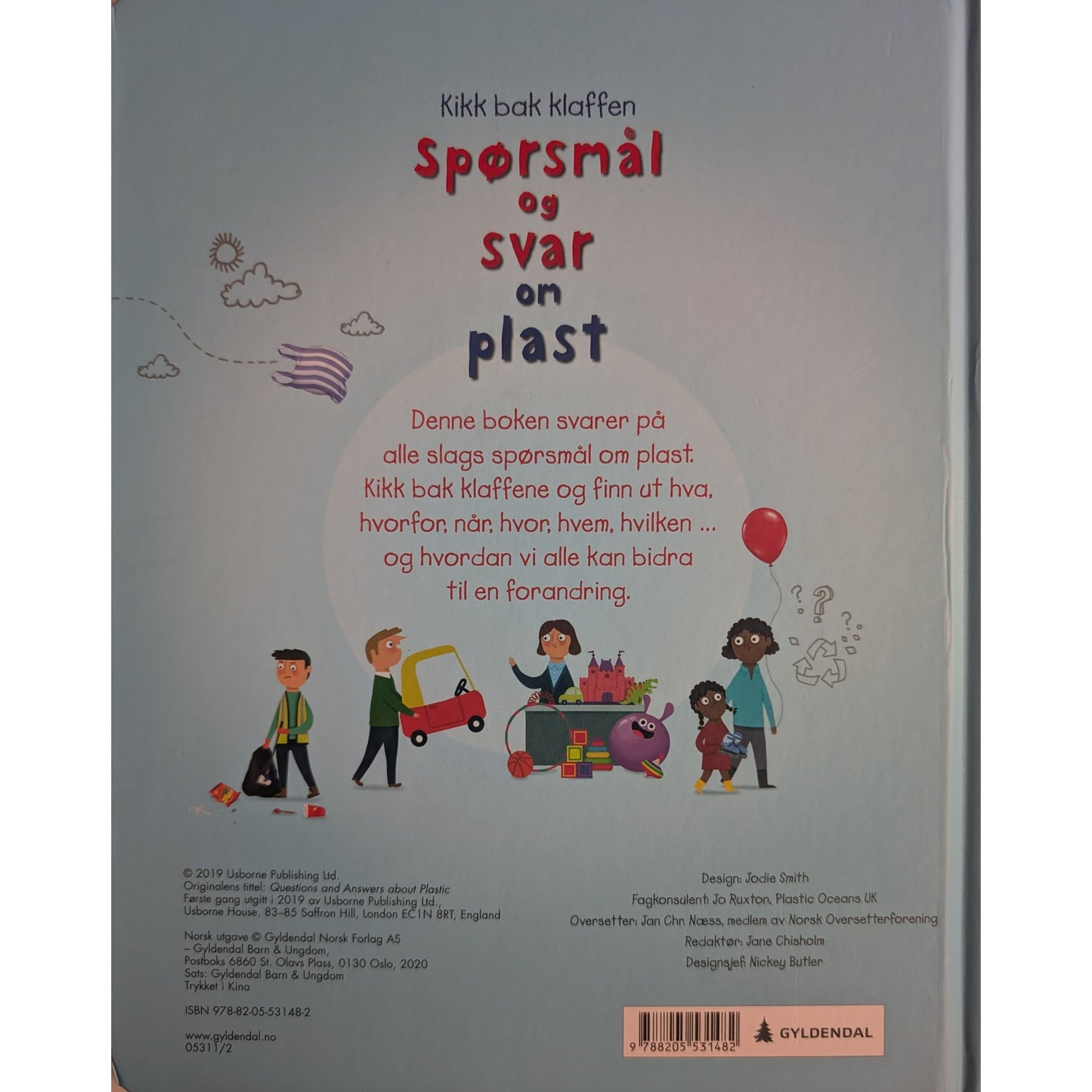 Spørsmål og svar om plast, brukte faktabøker av Katie Daynes