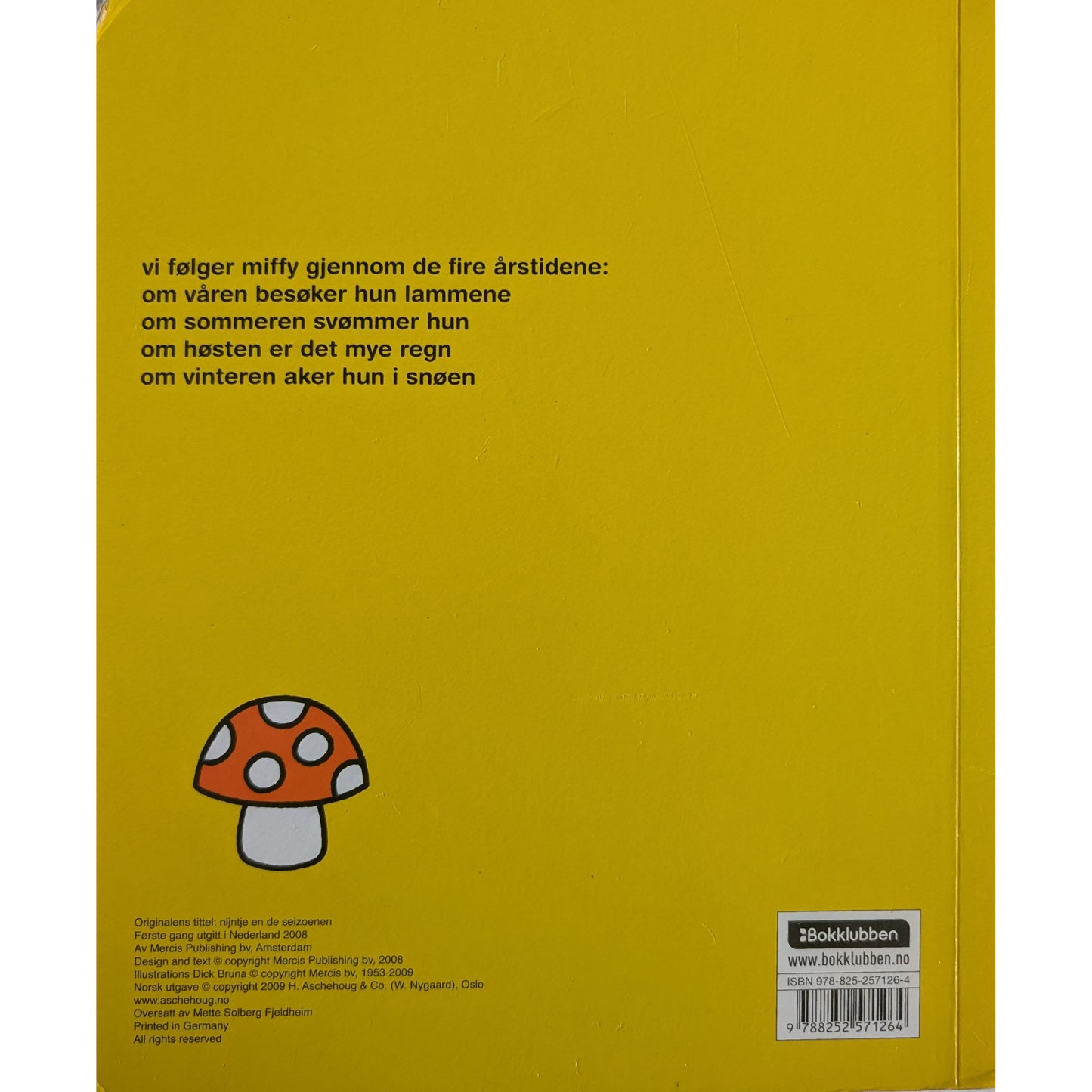 Miffy og årstidene, brukte bøker av Dick Bruna hos Inventaret