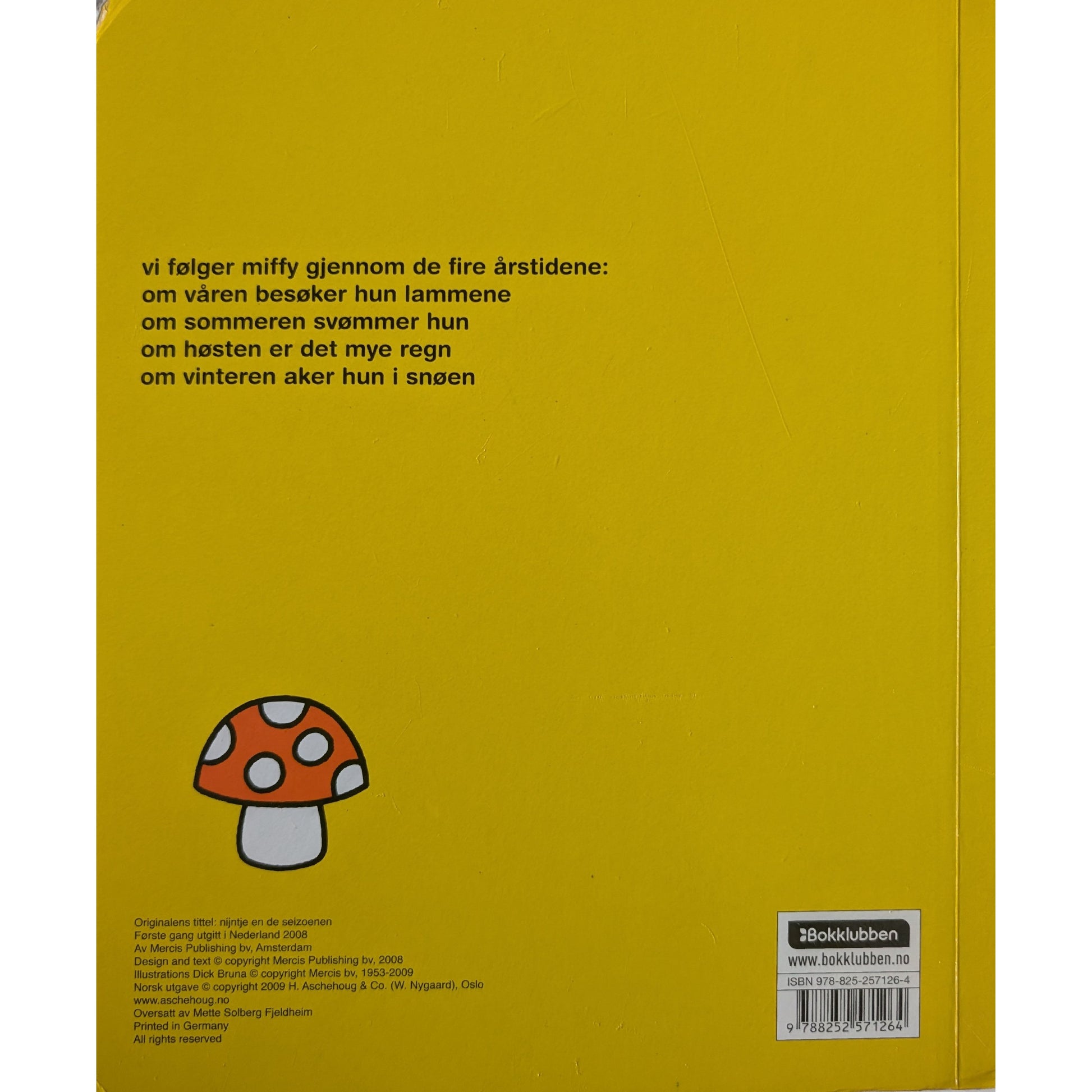 Miffy og årstidene, brukte bøker av Dick Bruna hos Inventaret