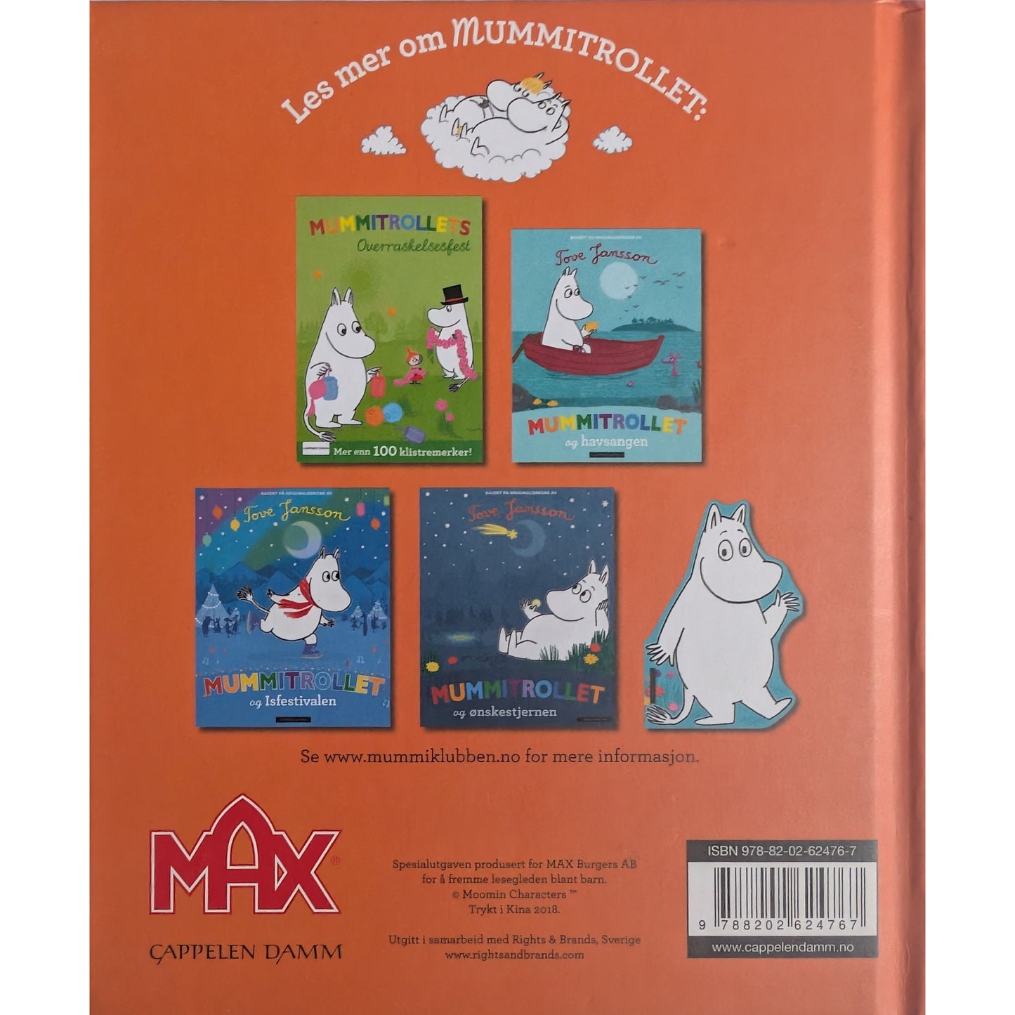 Mummitrollet og det lille spøkelset, brukte bøker basert på Tove Janssons bøker