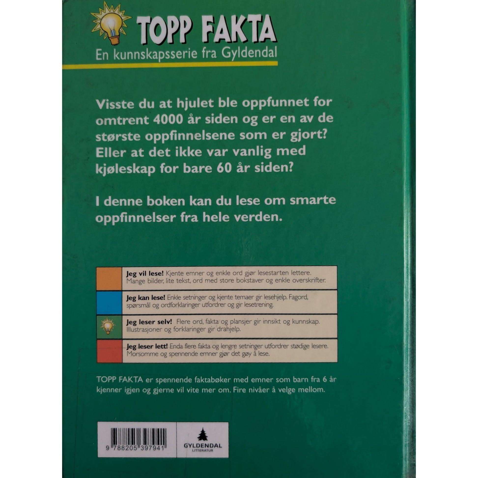 Oppfinnelser, brukte bøker i serien Topp Fakta fra Gyldendal