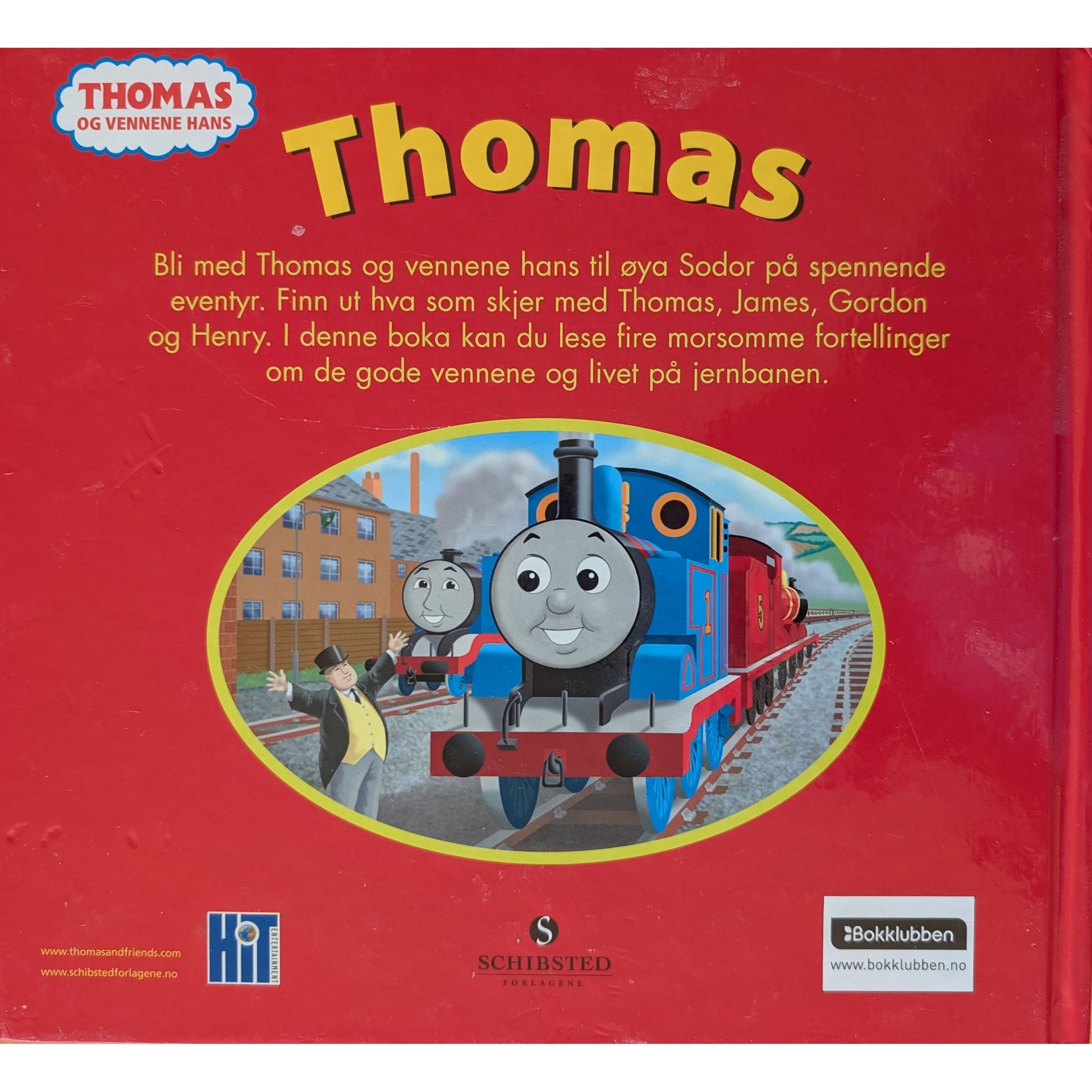 Thomas og vennene hans. Brukte bøker om Lokomotivet Thomas av W. Awdry