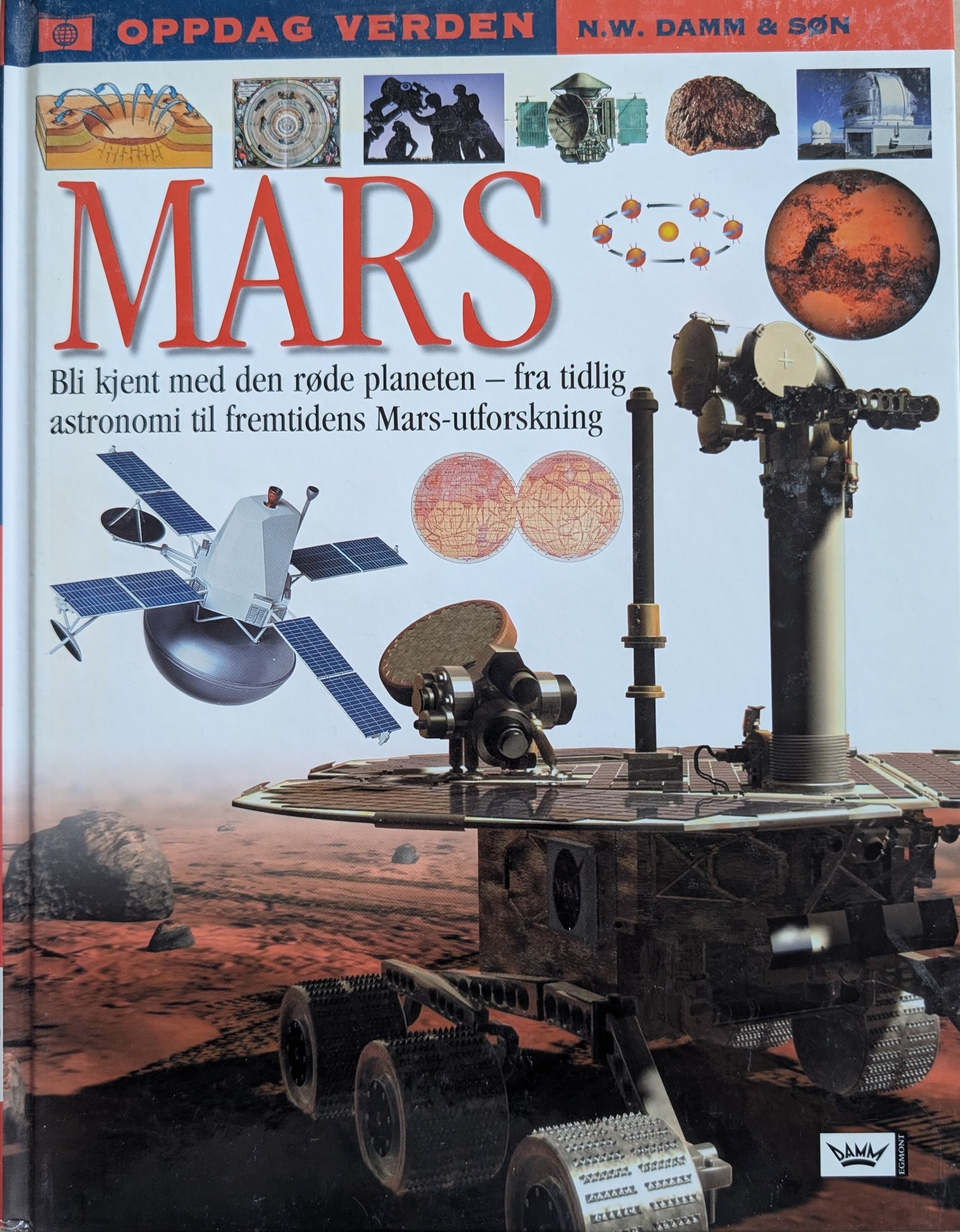 Mars, brukte bøker i Oppdag verden serien. Fakta. Bruktbokhandel