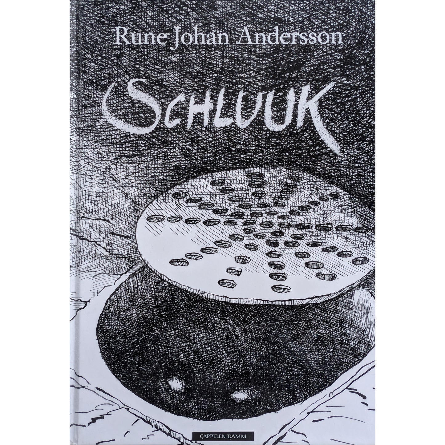 Schluuk, brukte bøker av Rune Johan Andersson hos Inventaret