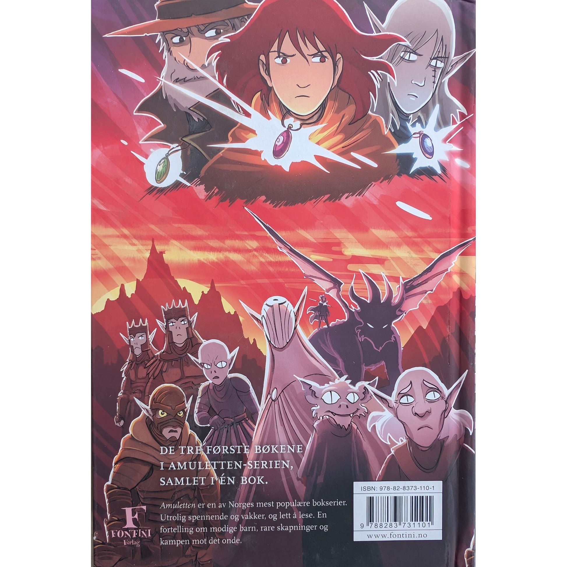 Amuletten  1-3. Begynnelsen. Brukte bøker av Kazu Kibuishi