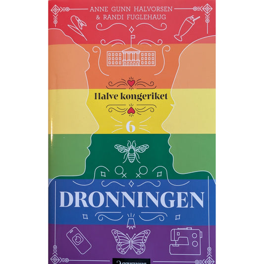 Dronningen- Halve kongeriket 6. Brukte bøker av Anne Gunn  Halvorsen