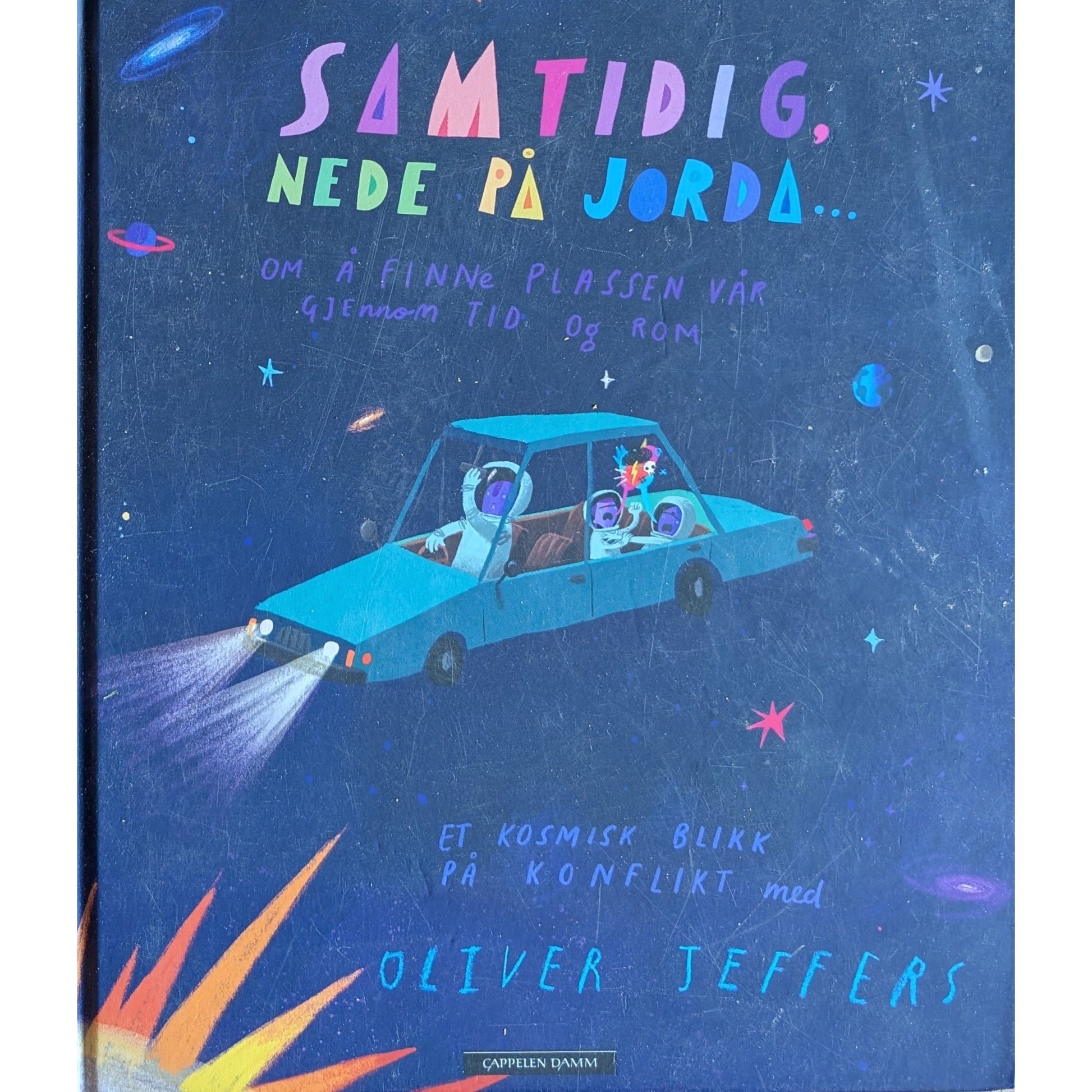 Samtidig, nede på jorda - Brukte barnebøker av Oliver Jeffers