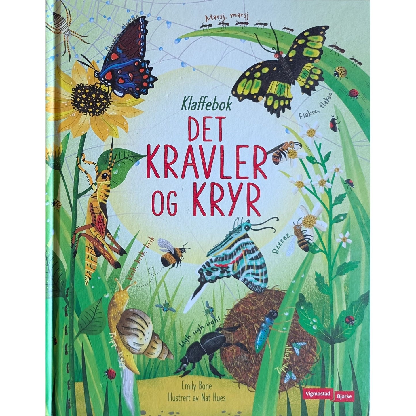 Det kravler og kryr, brukte bøker av Emily Bone. Klaffebok
