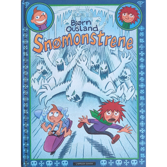 Snømonstrene, brukte bøker av Bjørn Ousland. Tegneserie om Peder og Pi