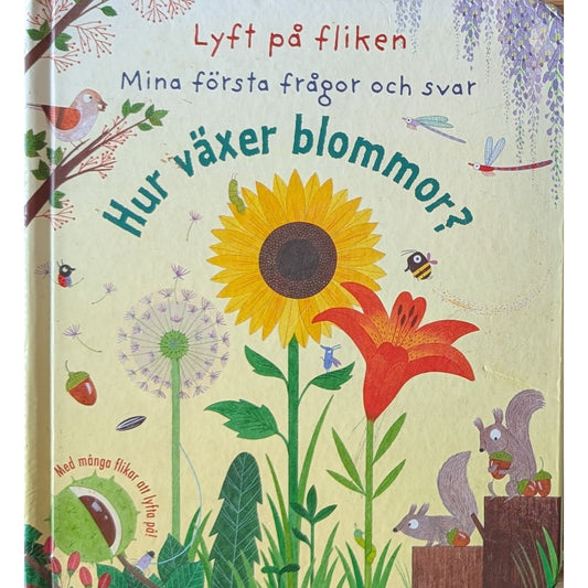 Hur växer blommor? brukte bøker i Mina första frågor och svar - serien