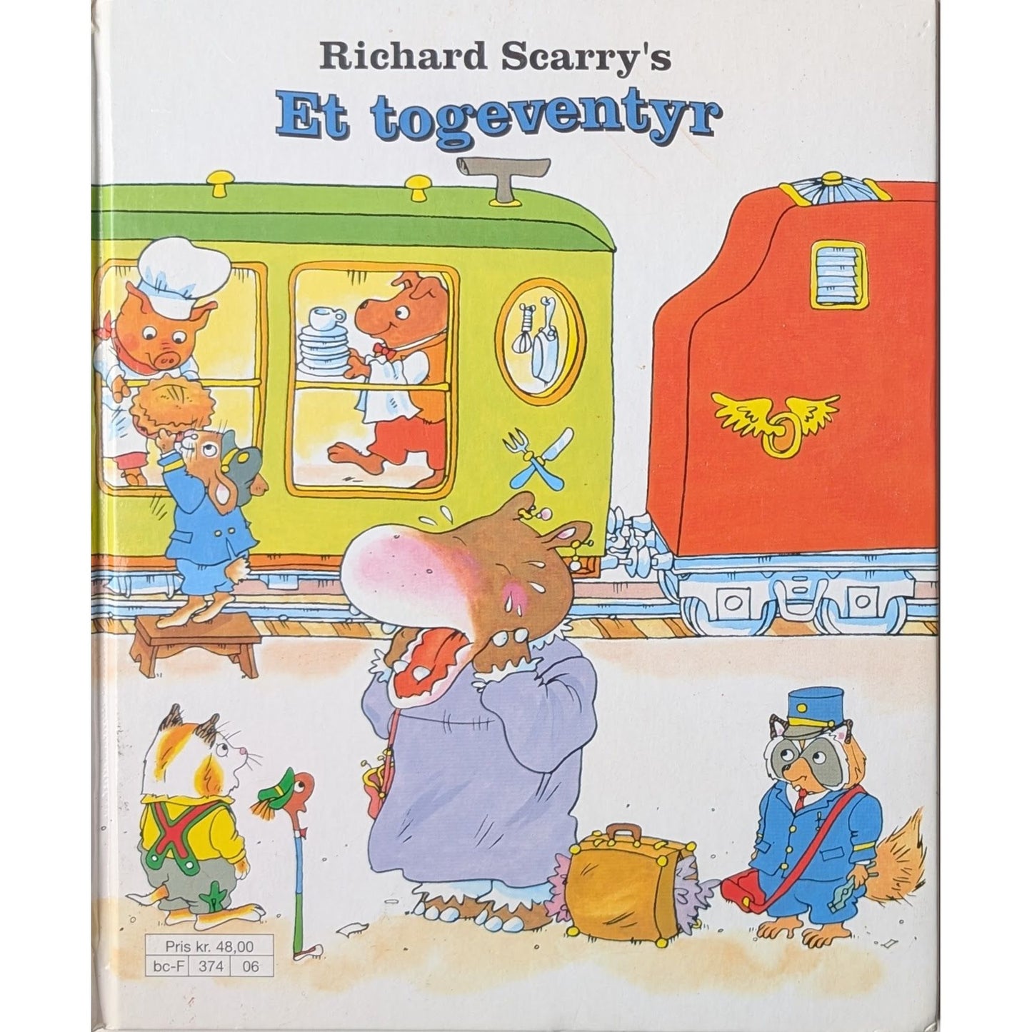 Et togeventyr - Brukte barnebøker av Richard Scarry hos Inventaret