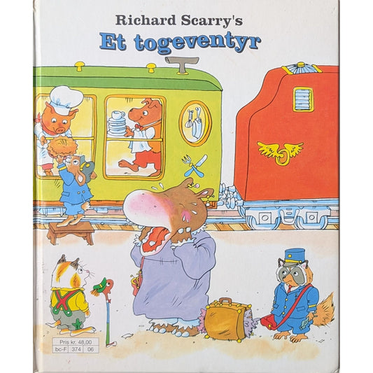 Et togeventyr - Brukte barnebøker av Richard Scarry hos Inventaret