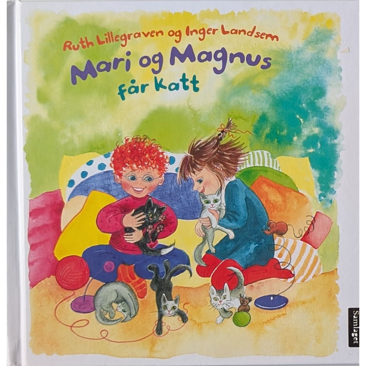 Mari og Magnus får katt, brukte bøker av Ruth Lillegraven og Inger Landsem