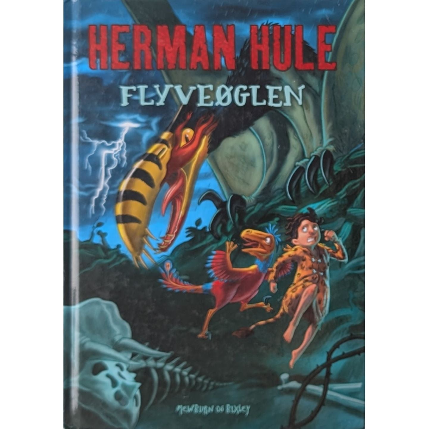 Herman Hule - Flyveøglen, brukte bøker av Mewburn og Bixley om dinosaurer
