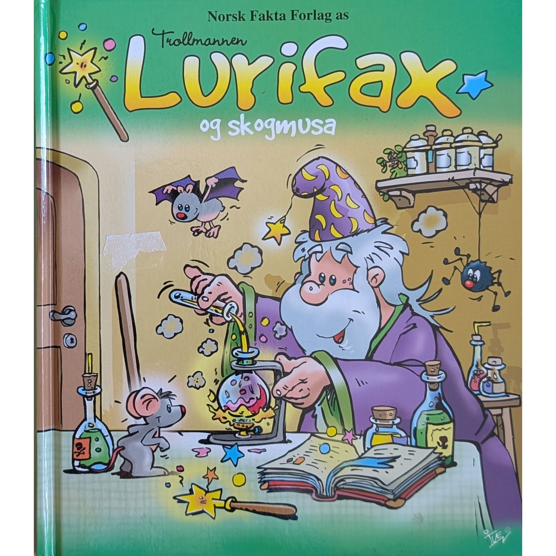 Trollmannen Lurifax og skogmusa. Brukte bøker av Jan Ivens