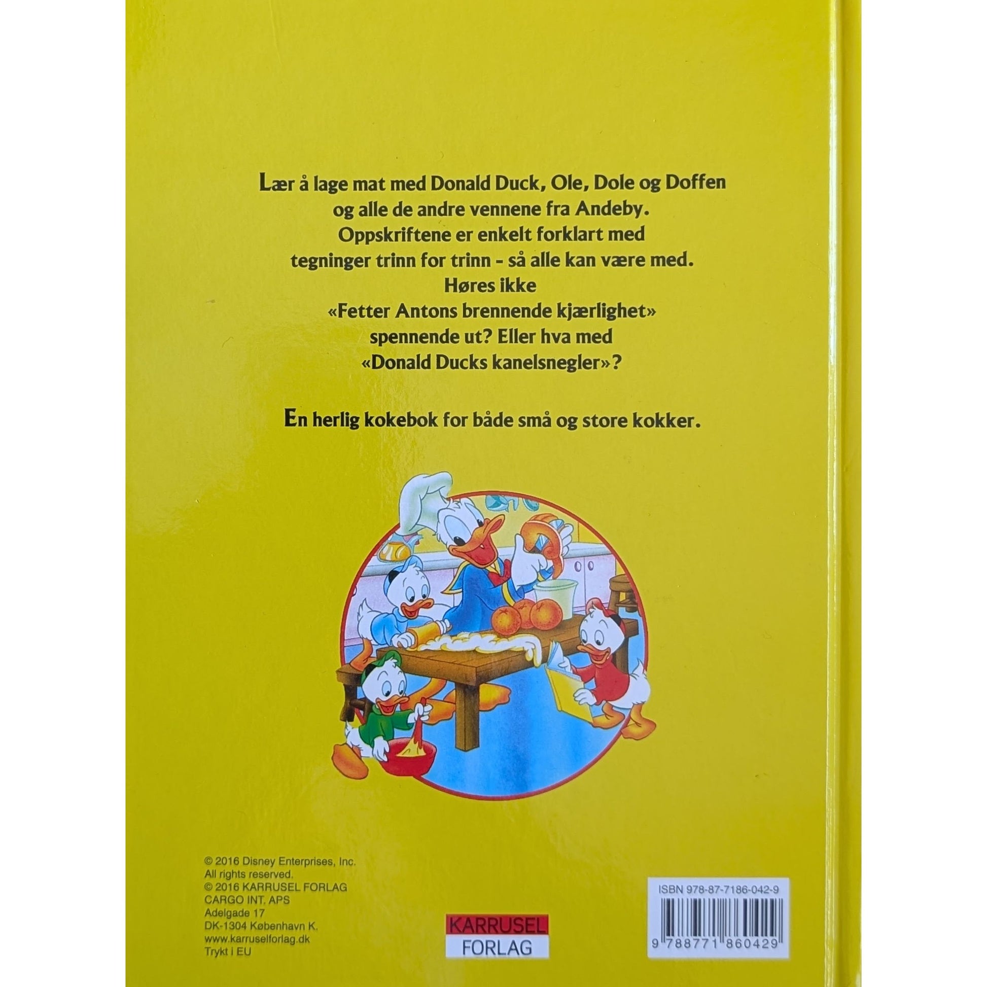 Donal Ducks kokebok, brukte bøker av Walt Disney. Inventaret