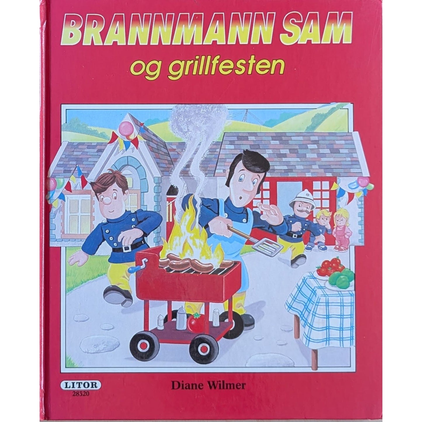 Brannmann Sam og grillfesten. Brukte bøker om Brannmann Sam