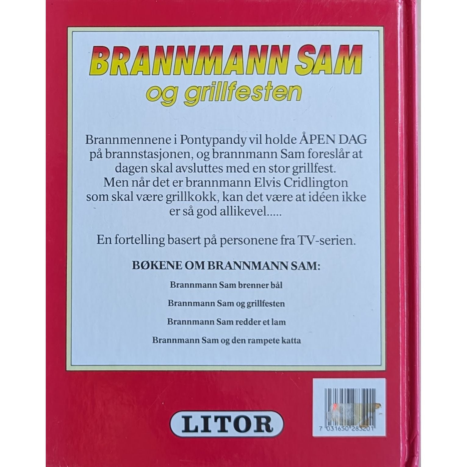 Brannmann Sam og grillfesten. Brukte bøker om Brannmann Sam