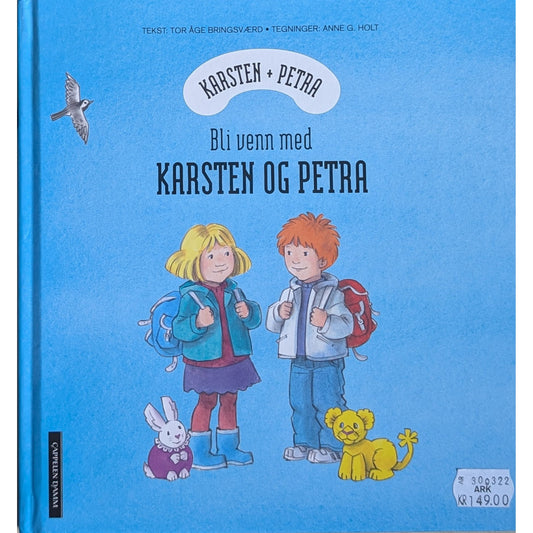 Bli med venn med Karsten og Petra. Brukte bøker av Tor Åge Bringsværd