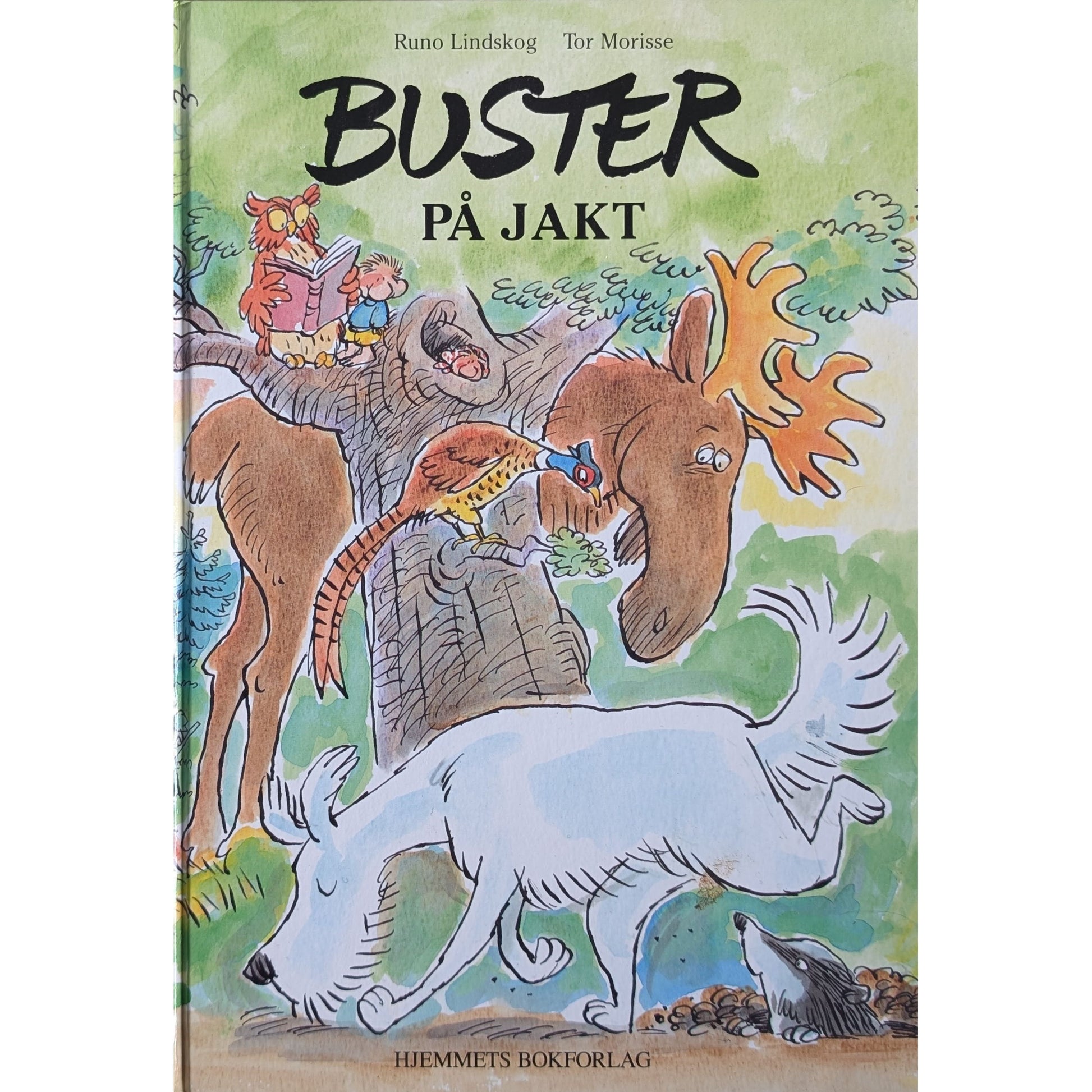 Buster på jakt, brukte bøker av Runo Lindskog og Tor Morisse