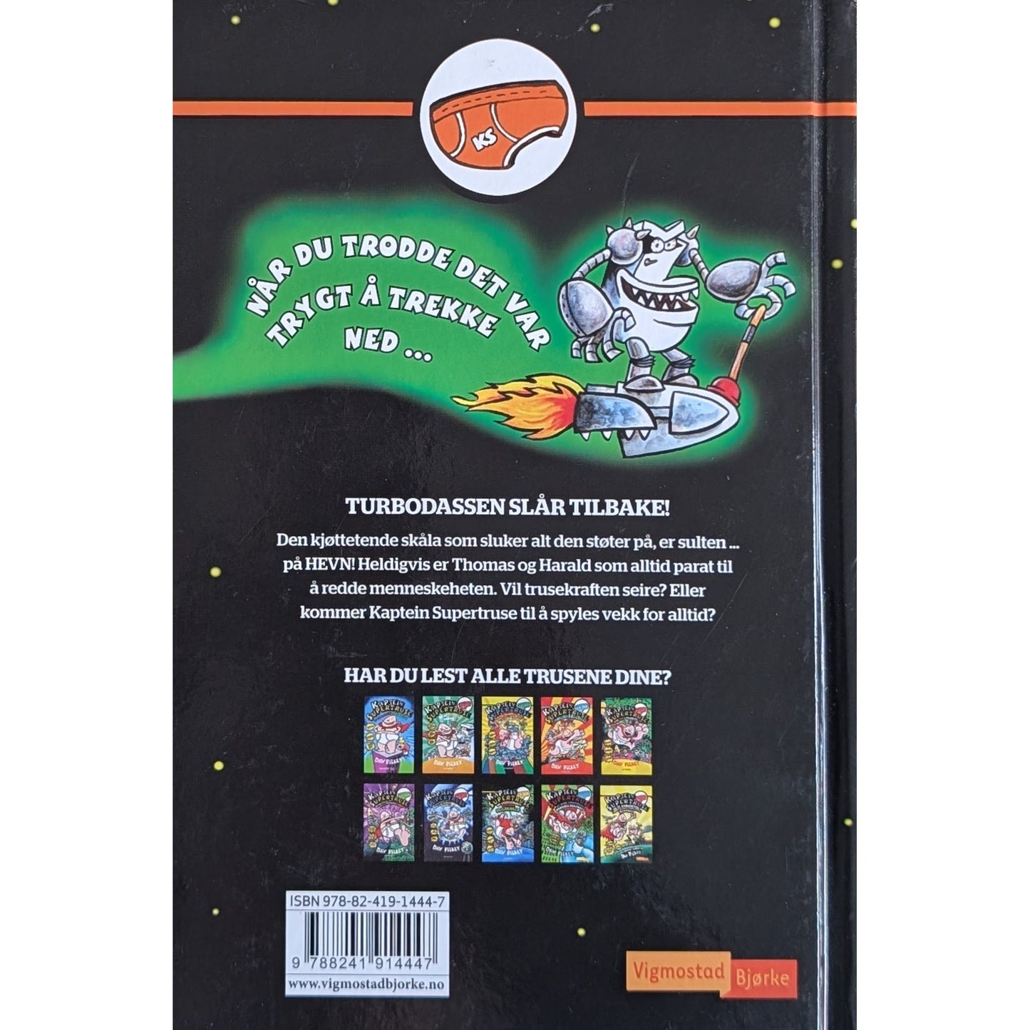 Kaptein Supertruse og Turbodassens hårreisende hevn av Dav Pilkey