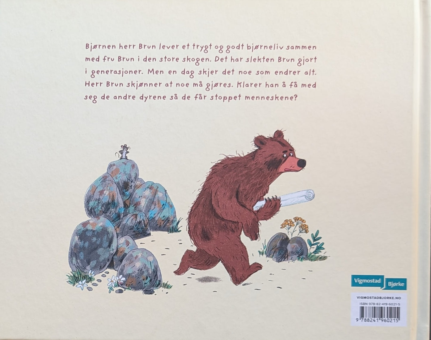 Bjørnen herr Brun, brukte bøker av Henrik Hovland