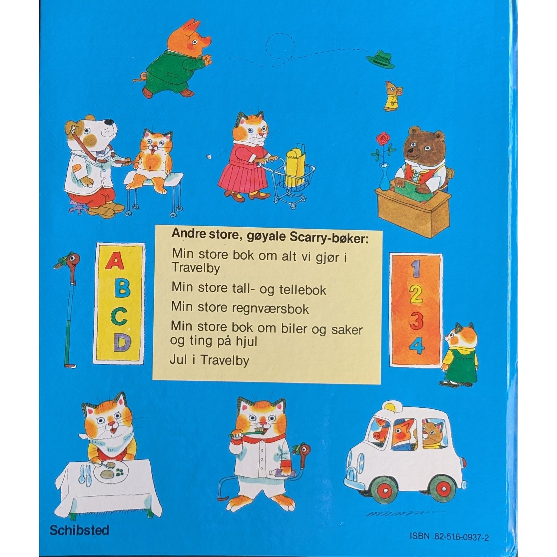 Året rundt i Travelby - Brukte bøker av Richard Scarry hos Inventaret