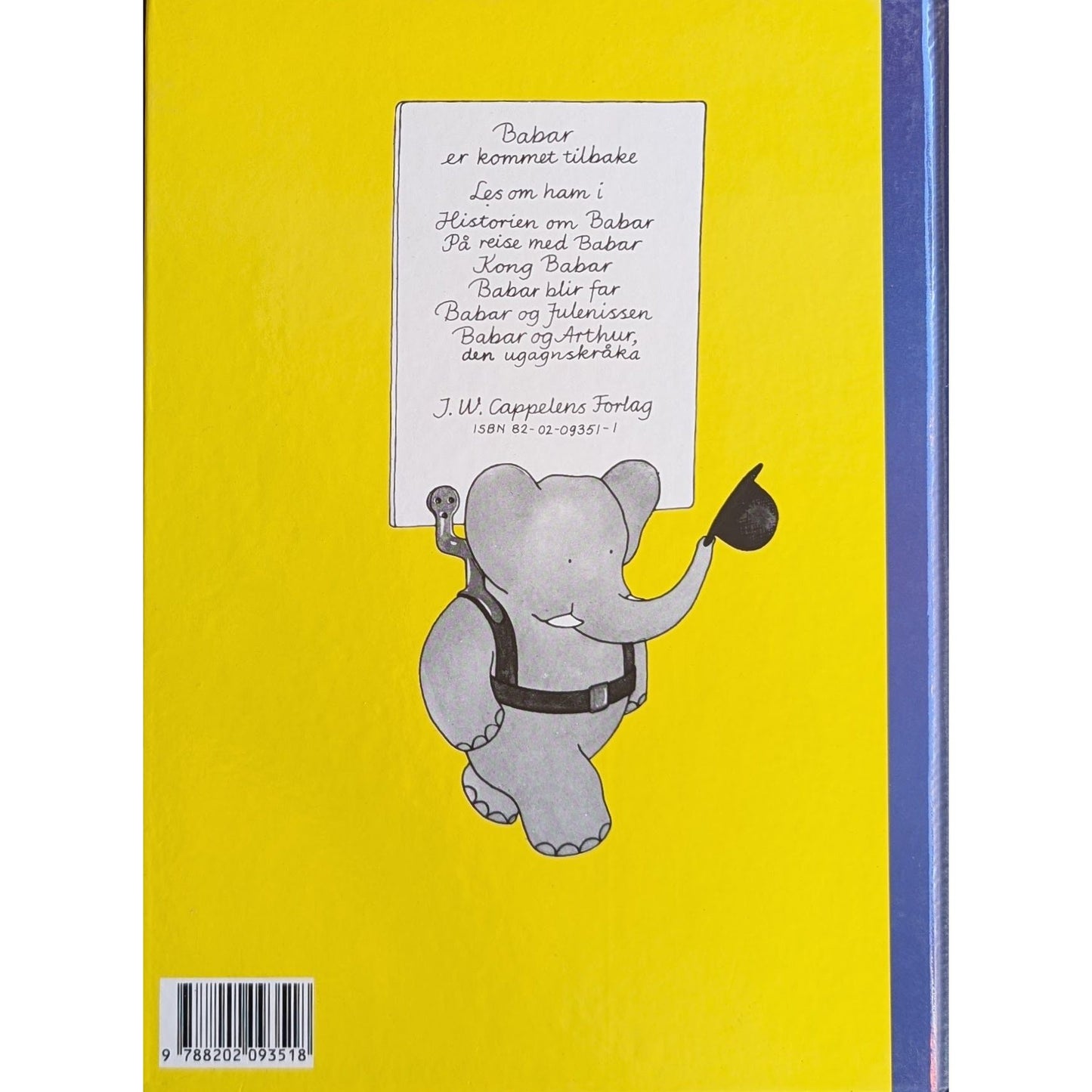 Kong Babar, brukte bøker av Jean de Brunhoff