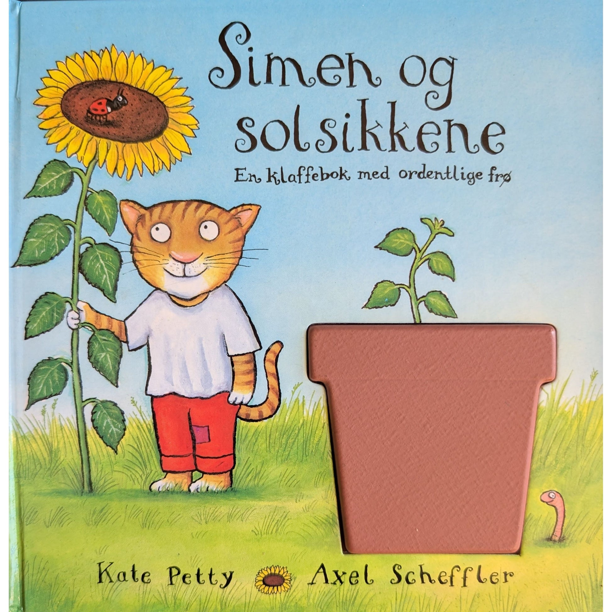 Simen og solsikkene, brukte bøker av Kate Petty og Axel Scheffler