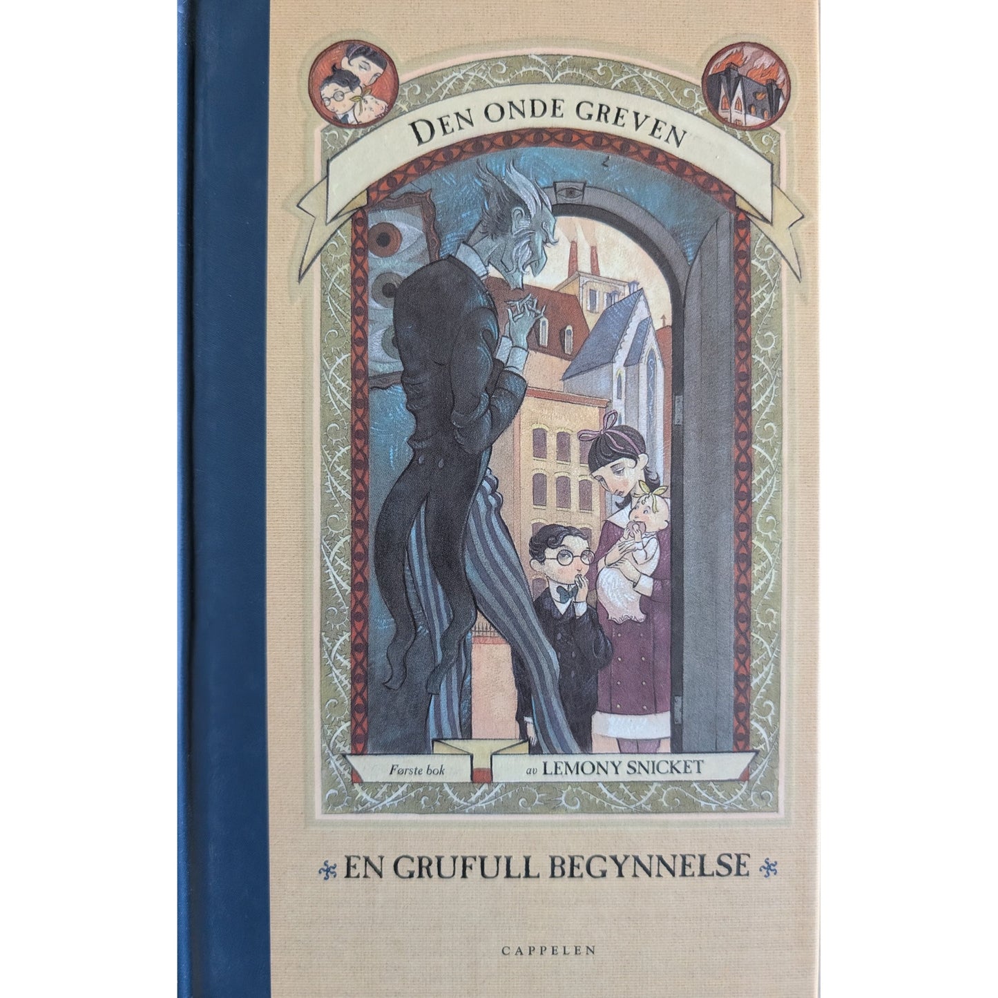 Den onde greven 1. En grufull begynnelse. Brukte bøker av Lemony Snicket