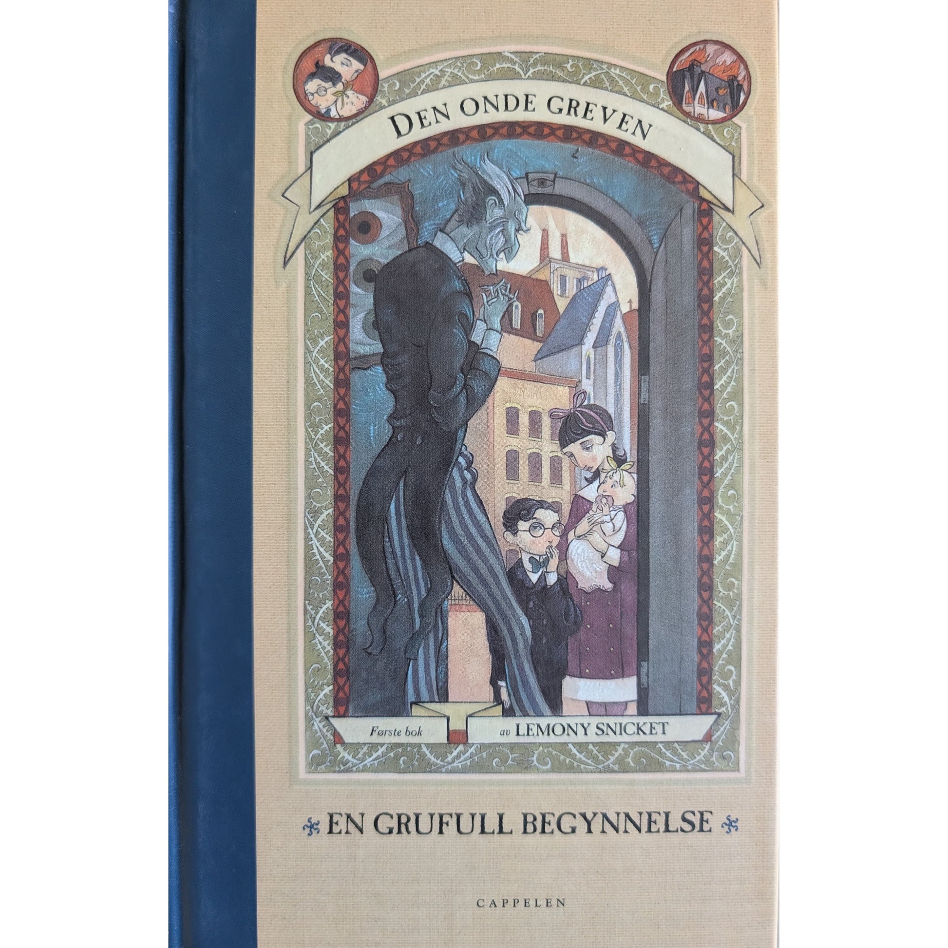 Den onde greven 1. En grufull begynnelse. Brukte bøker av Lemony Snicket