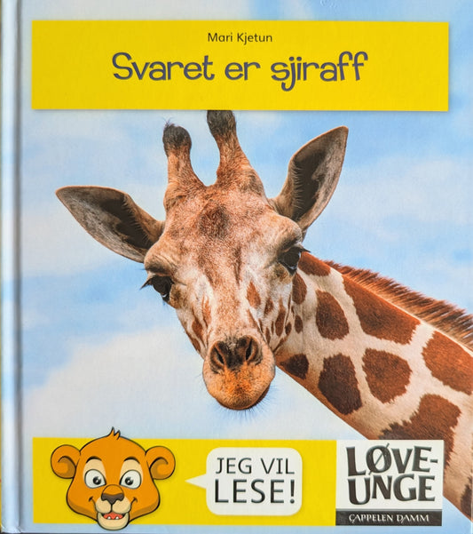 Svaret er sjiraff. Brukte bøker av Mari Kjetun.  Løveunge-serien