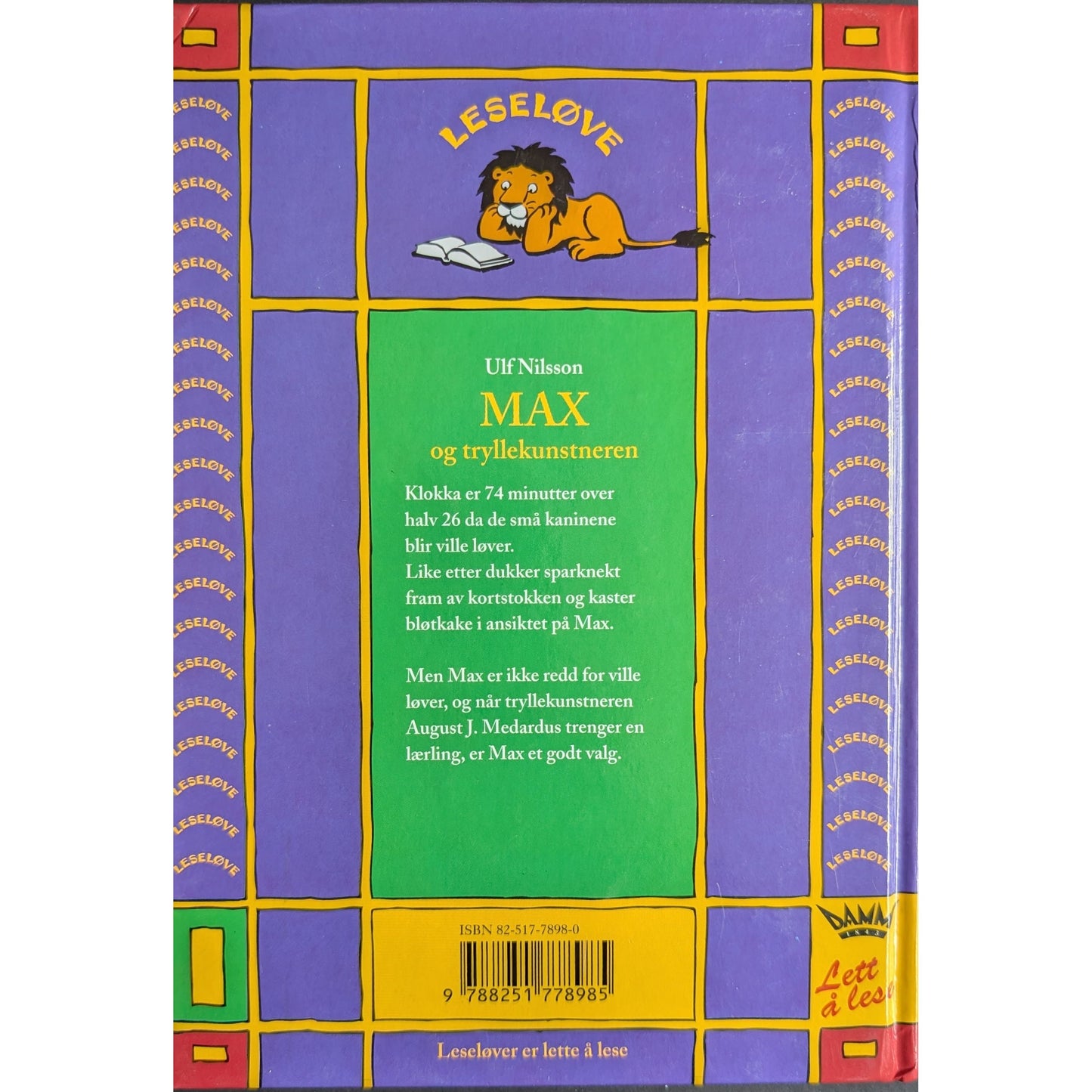 Max og tryllekunstneren - Brukte Leseløvebøker av Ulf Nilsson