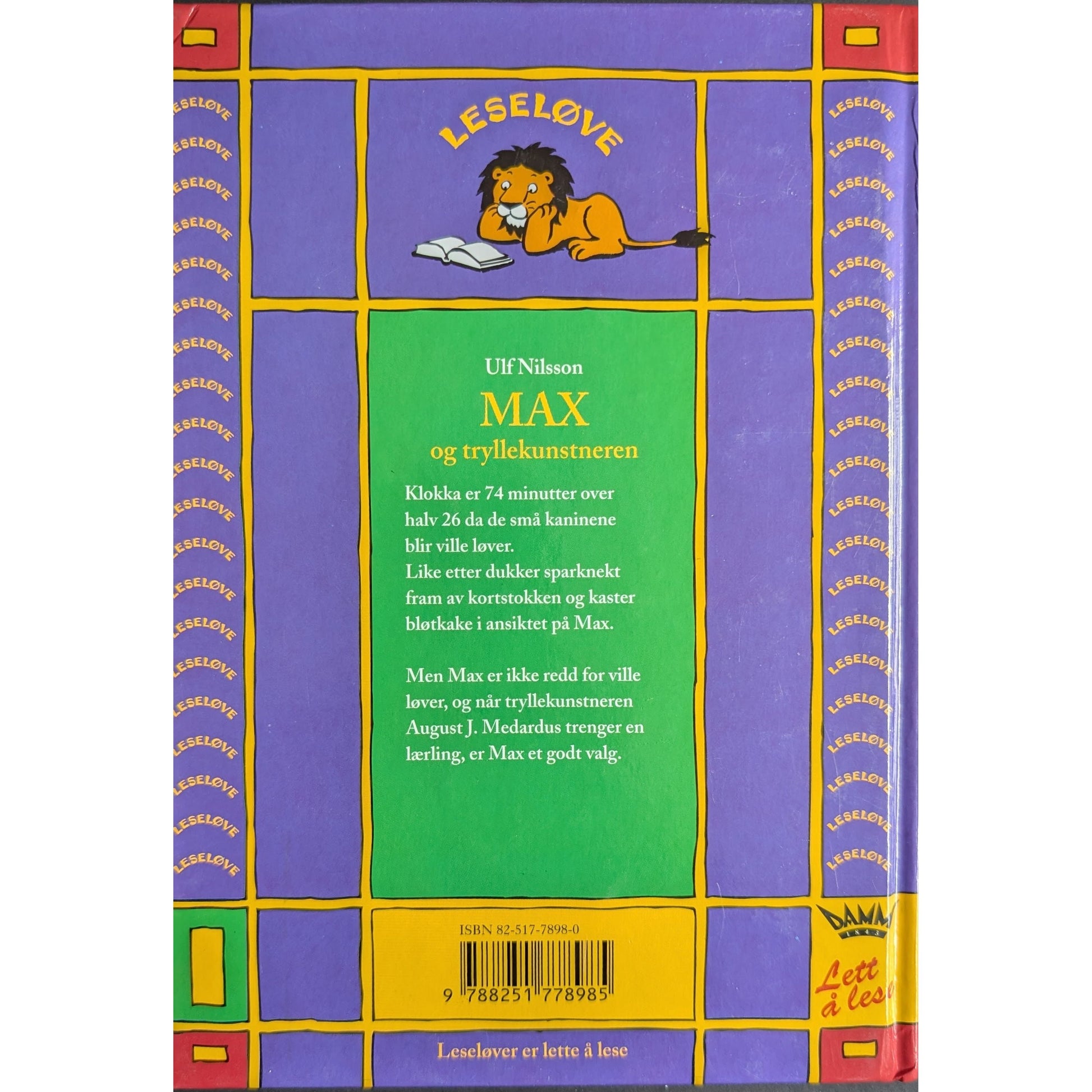 Max og tryllekunstneren - Brukte Leseløvebøker av Ulf Nilsson
