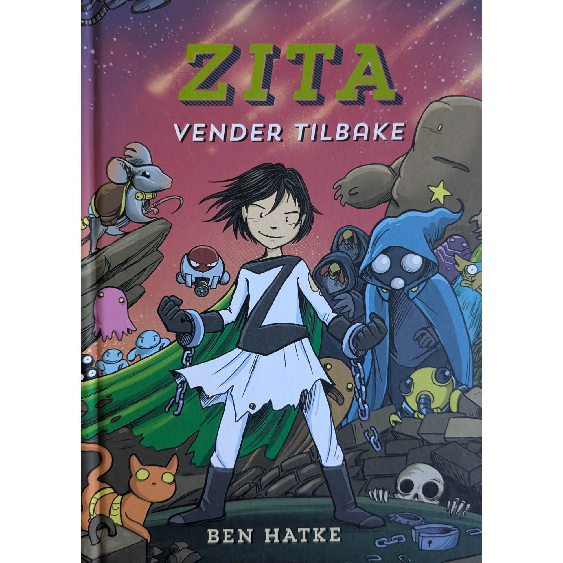 Zita vender tilbaket (1). Brukte bøker av Ben Hatke. Tegneserie, fantasy