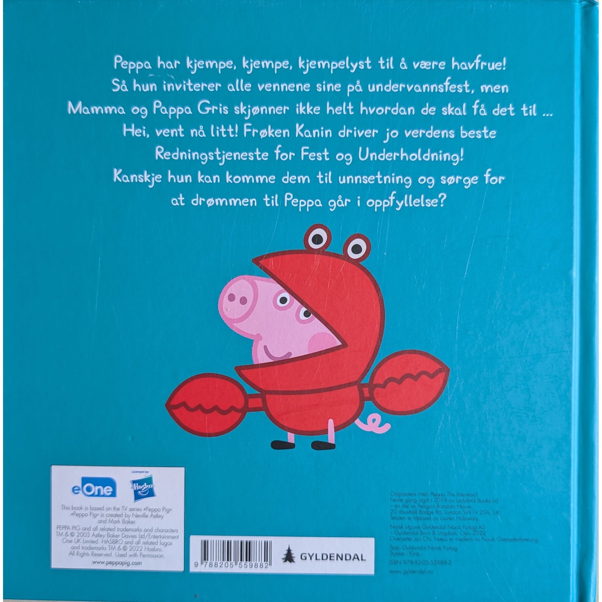 Peppa Pig - Peppa er havfrue, brukte bøker om Peppa Gris