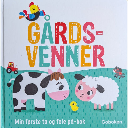 Min første ta og føle på-bok - Gårdsvenner, brukte bøker. Pekebøker