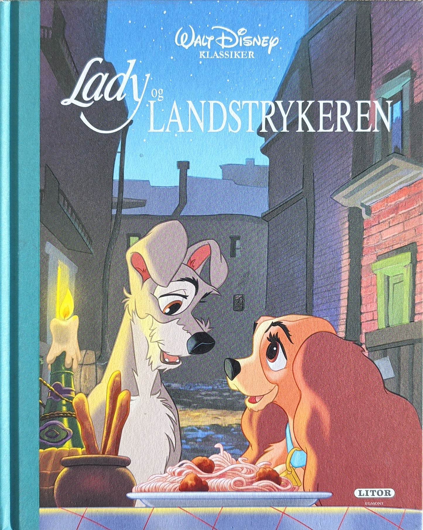 Lady og Landstrykeren. Brukte bøker av Walt Disney. Disney klassiker