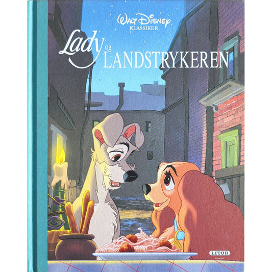 Lady og Landstrykeren. Brukte bøker av Walt Disney. Disney klassiker