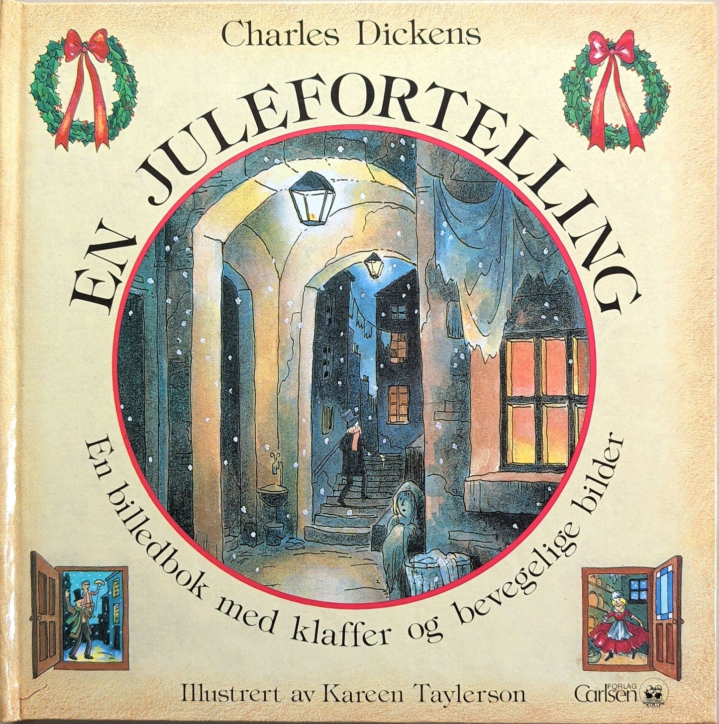 En julefortelling, brukte julebøker av Charles Dickens
