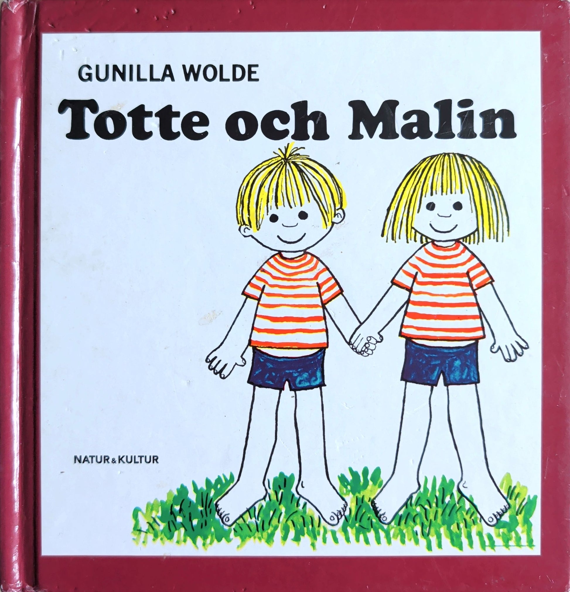Totte och Malin, brukte bøker på svensk av Gunilla Wolde