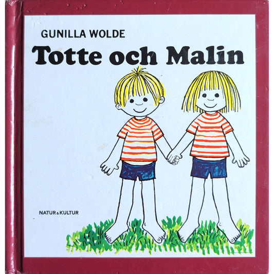 Totte och Malin, brukte bøker på svensk av Gunilla Wolde